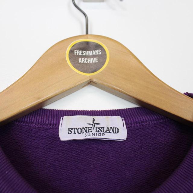 Stone Island AW 2019 Purple Crew Neck Sweatshirt Jumper