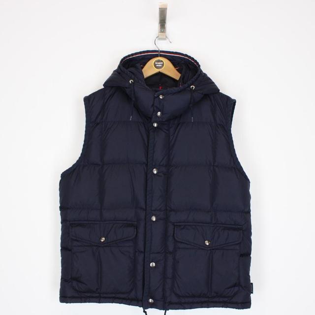 Moncler Navy Blue Tapajos Down Hooded Gilet / Bodywarmer Jacket