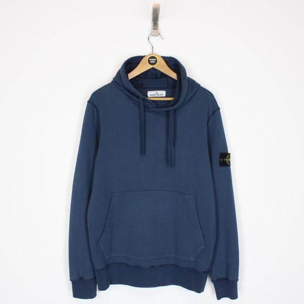 Stone Island SS 2020 Navy Blue Cotton Hoodie Jumper