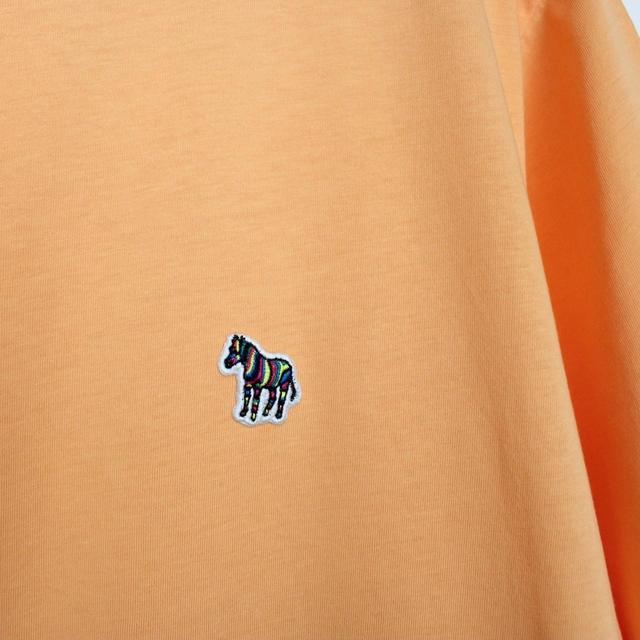 Paul Smith Zebra Badge Orange Short Sleeve T-Shirt