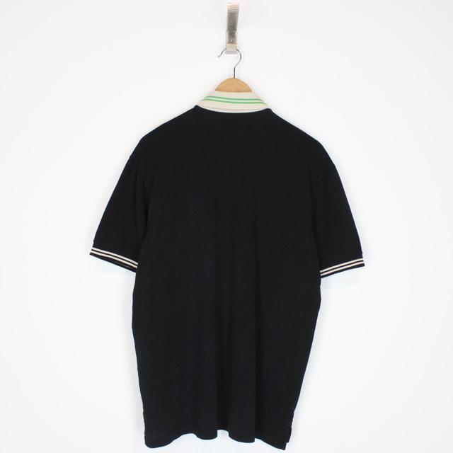 Gucci Black Interlocking G Short Sleeve Polo Shirt