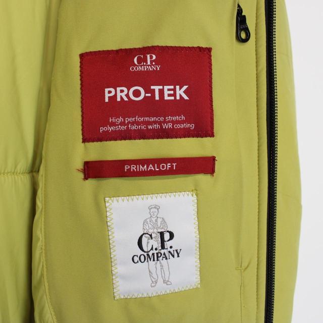 CP Company Yellow Pro-Tek Full Zip Primaloft Padded Lens Jacket