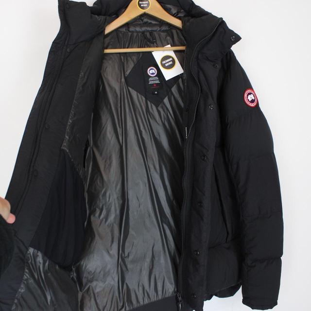 Canada Goose Black Full Zip Armstrong Hoody Down Jacket