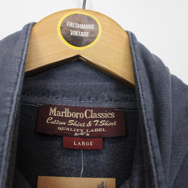 Vintage 90s Marlboro Classics Navy Blue Sweatshirt Jumper