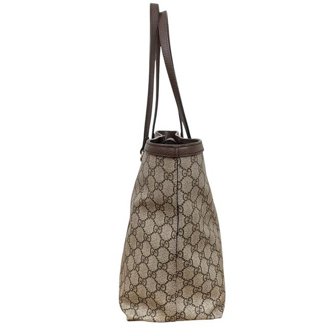 Gucci Ophidia GG Monogram Beige and Brown Medium Tote Bag