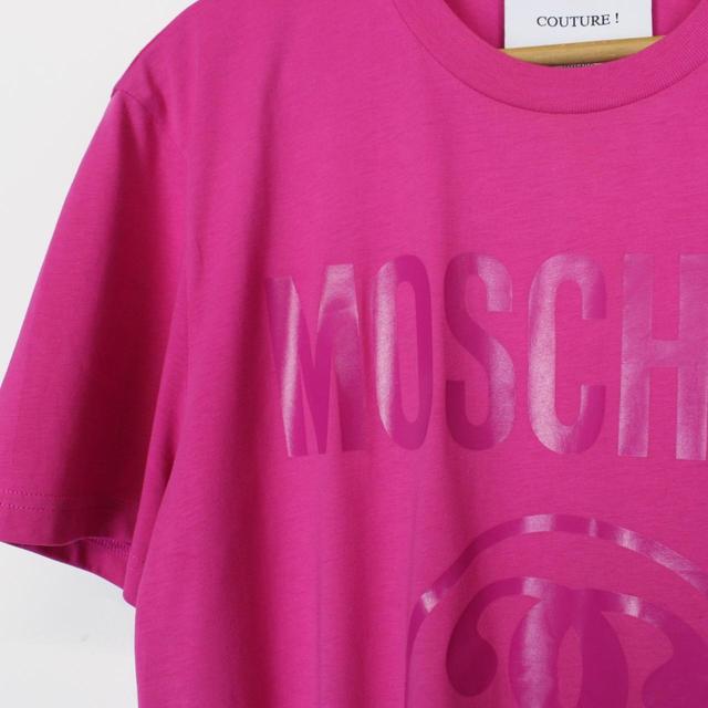 Moschino Couture Pink Short Sleeve Print T-Shirt