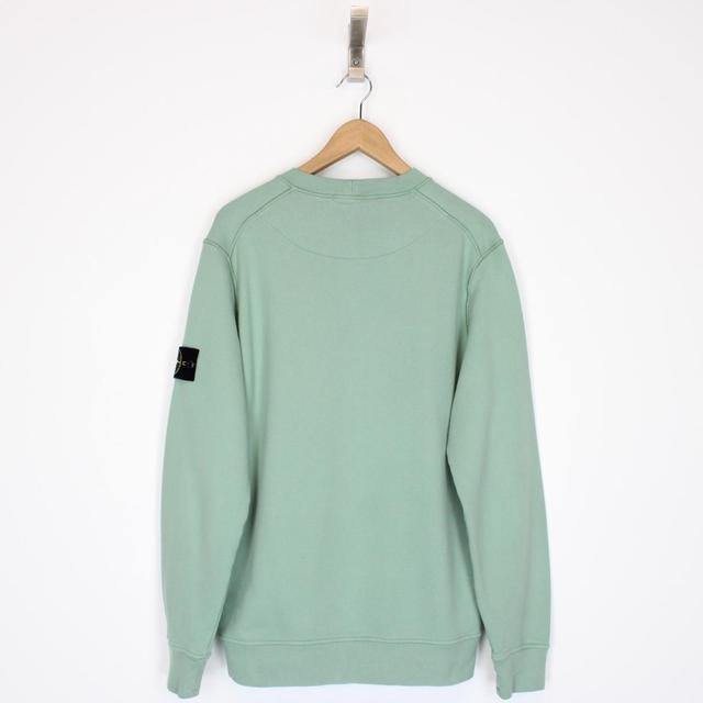 Stone Island AW 2022 Green Cotton Sweatshirt Jumper