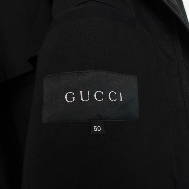 Vintage 00s Gucci Black Cotton Coat