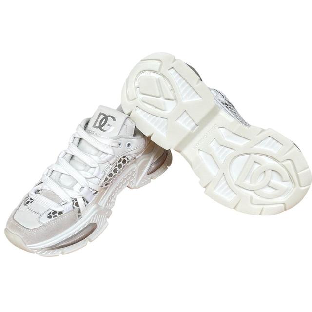 Dolce &amp; Gabbana White Airmaster Leather Trainers