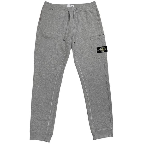 Stone Island AW 2022 Grey Cotton Tracksuit Bottoms / Joggers