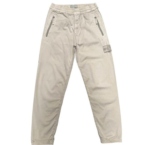 Stone Island Ghost SS 2021 Beige RE-T Fit Cargo Trousers