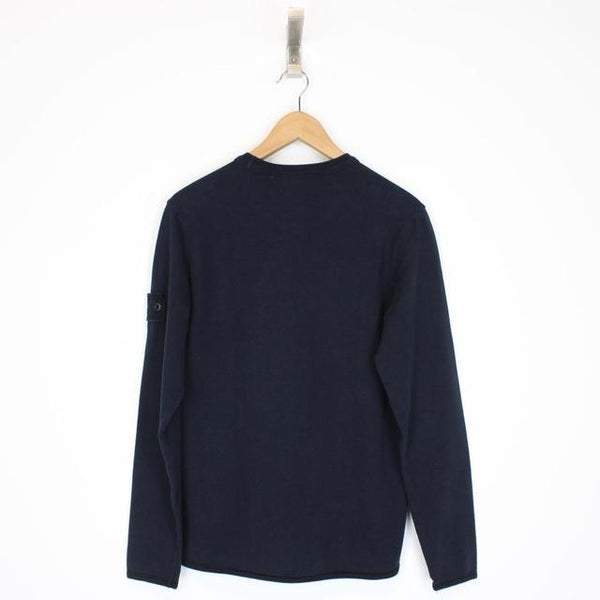 Stone Island Ghost AW 2017 Navy Blue Crew Neck Sweatshirt Jumper