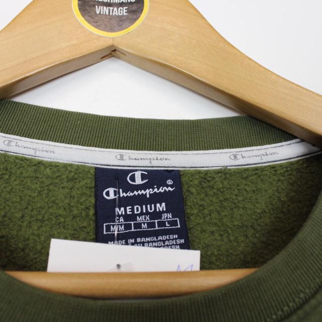 Vintage 00s Champion Green Sweatshirt Jumper