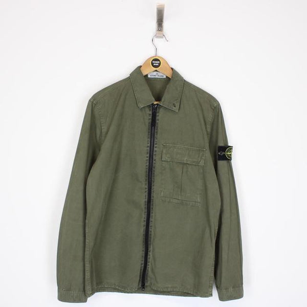 Stone Island AW 2019 Green Full Zip Overshirt Jacket