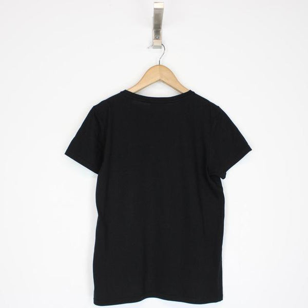 Gucci Black and White Logo Print Short Sleeve T-Shirt