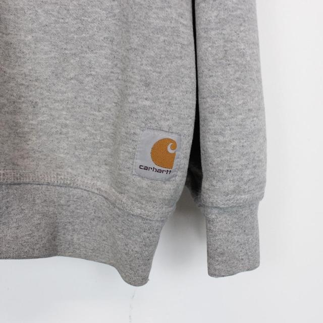 Vintage Carhartt Grey Spellout Sweatshirt Jumper