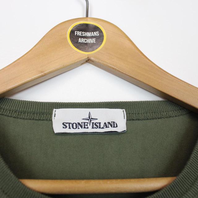 Stone Island SS 2022 Green Cotton Sweatshirt Jumper