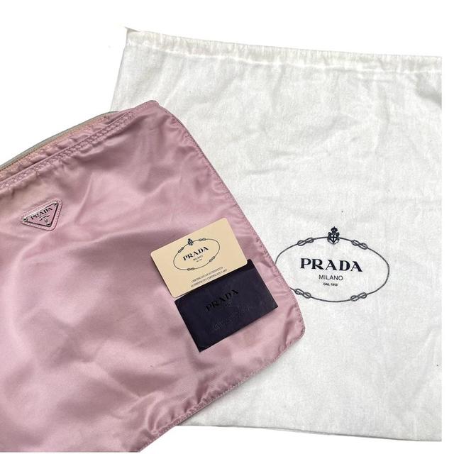 Vintage Prada Pink Nylon Crossbody Bag