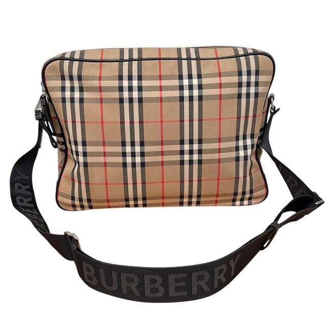 Burberry Marlon Beige Nova Check Shoulder Messenger Bag