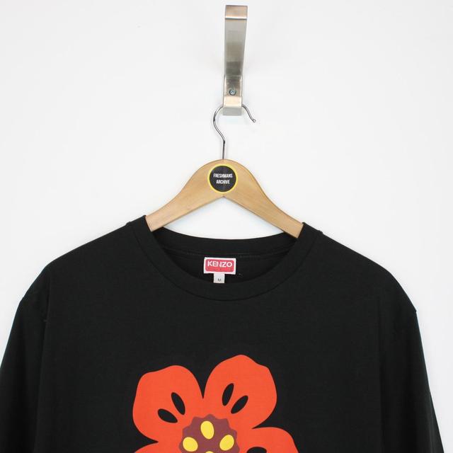 Kenzo Paris Black Boke Flower Short Sleeve T-Shirt