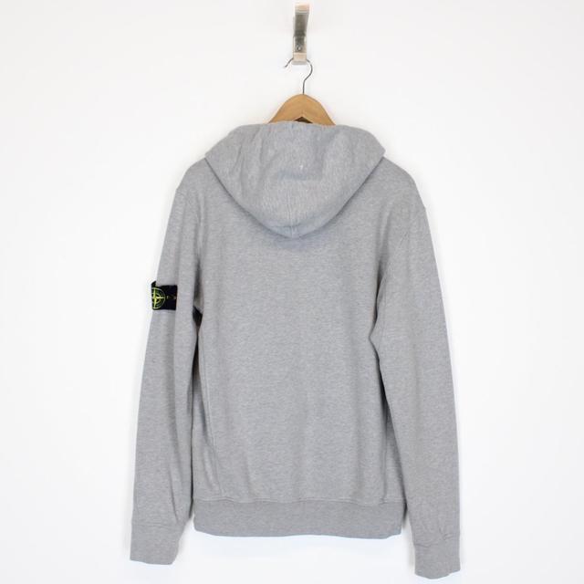 Stone Island AW 2017 Grey Cotton Hoodie Jumper