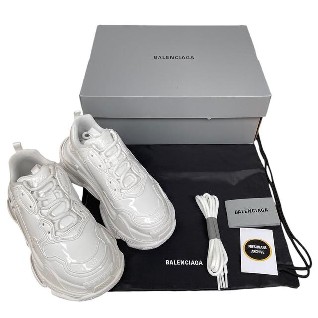 Balenciaga Triple S White Rubber Trainers