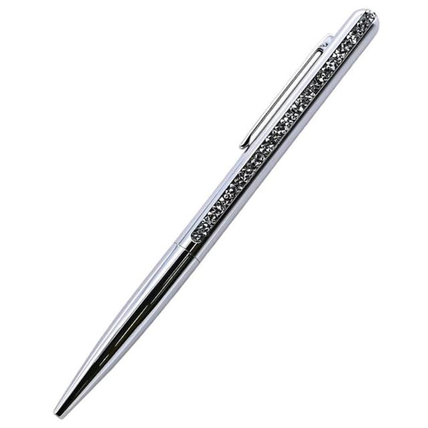 Swarovski Silver Chrome Plated Crystal Shimmer Ballpoint Pen