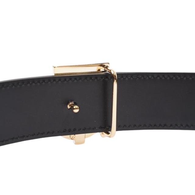 Burberry Beige and Black TB Nova Check Reversible Belt