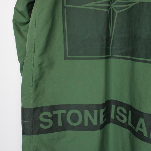 Stone Island AW 2022 Green and Black David TC Laser Printed Primaloft Parka