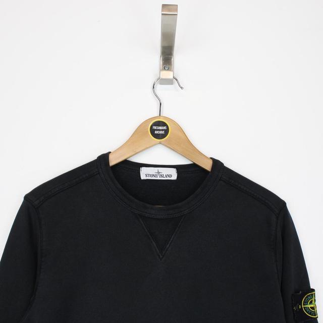 Stone Island SS 2018 Black Cotton Sweatshirt Jumper