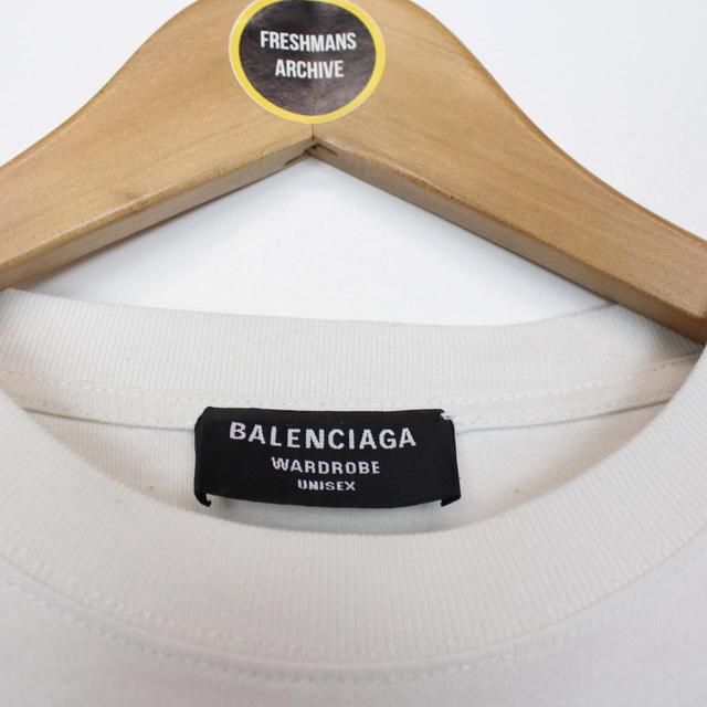 Balenciaga Political Campaign White Short Sleeve T-Shirt