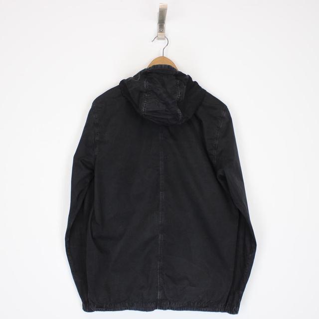 Stone Island AW 2018 Black Full Zip Hooded Overshirt Jacket