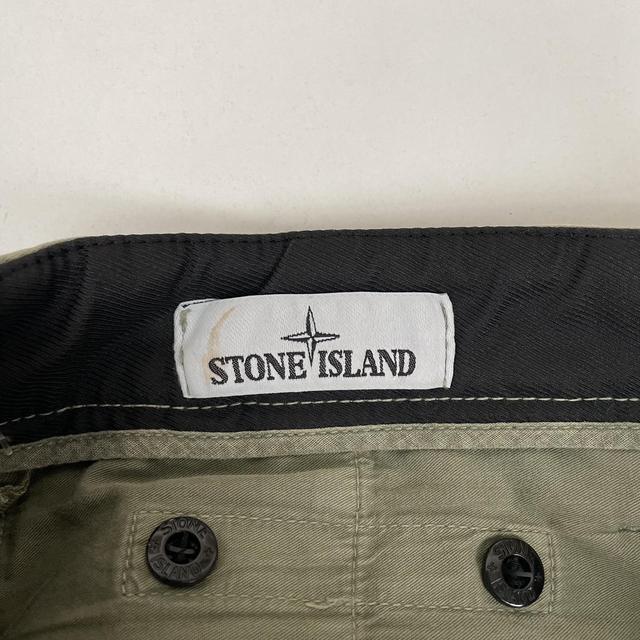 Stone Island SS 2019 Green Skinny Fit Cargo Trousers