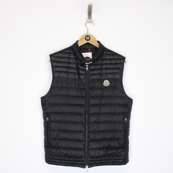 Moncler Black Down Gir Gilet / Bodywarmer Jacket