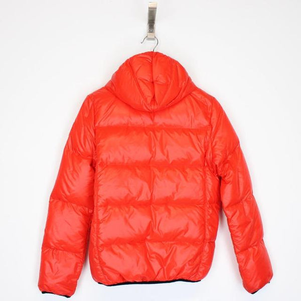 Calvin Klein Jeans Red Full Zip Down Puffer Jacket