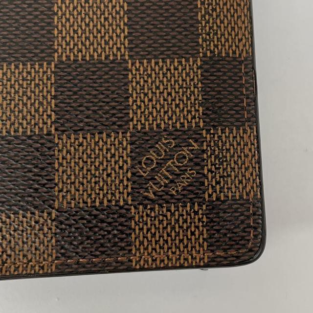 Louis Vuitton Ebene Damier Leather Pocket Organizer