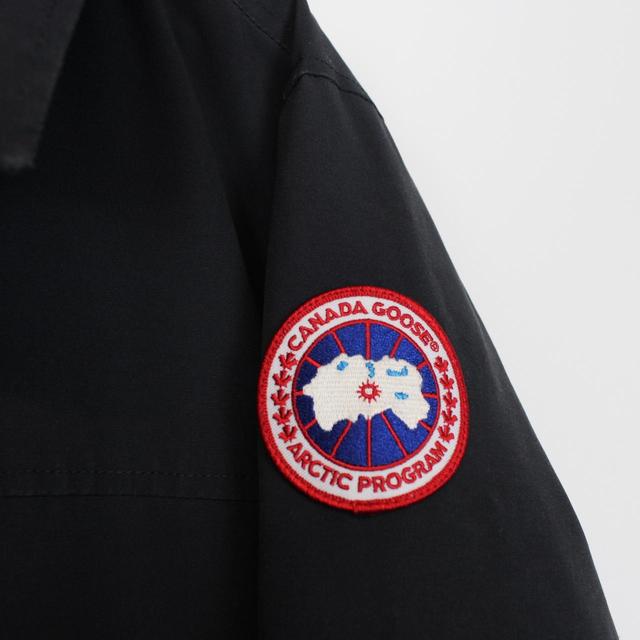 Canada Goose Navy Blue Langford Parka Black Label Down Coat