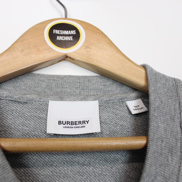 Burberry Grey and Tan Hamilton Nova Check Sweatshirt Jumper