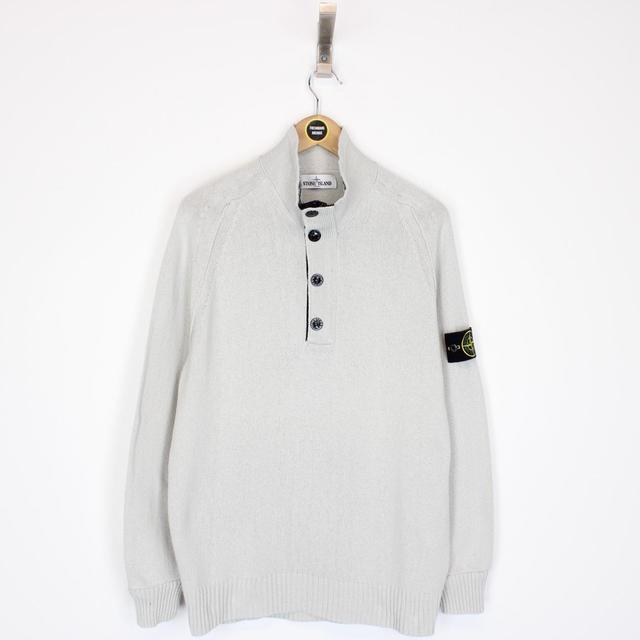 Stone Island SS 2012 Grey Cotton Knit Sweatshirt Jumper