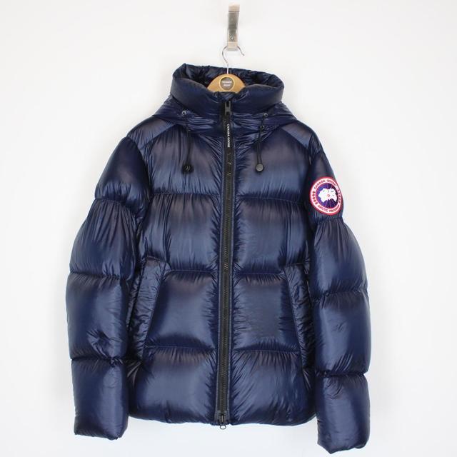 Canada Goose Navy Blue Crofton Down Puffer Jacket