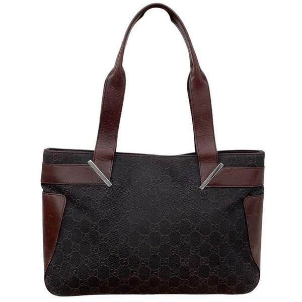 Gucci Brown GG Monogram Canvas Tote Bag