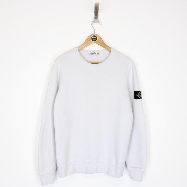 Stone Island AW 2018 Light Blue Cotton Sweatshirt Jumper