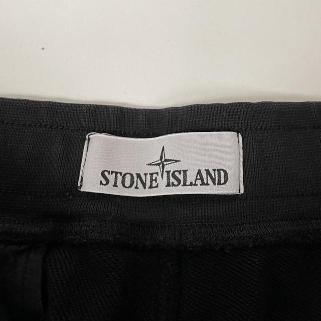 Stone Island Black Cotton Tracksuit Bottoms / Joggers