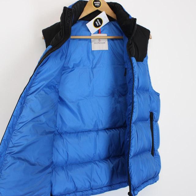 Moncler Ophrys Blue and Black Down Gilet / Bodywarmer Jacket