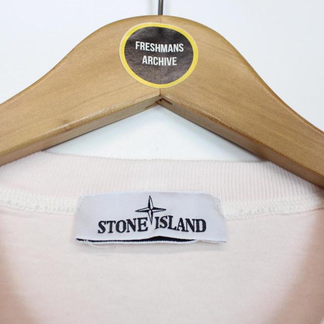 Stone Island SS 2022 Pale Pink Short Sleeve Pocket T-Shirt