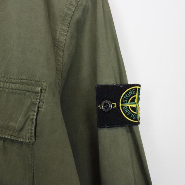 Stone Island AW 2019 Green Full Zip Overshirt Jacket