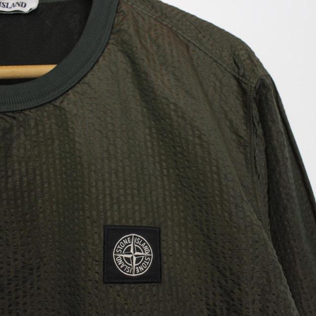 Stone Island AW 2020 Khaki Green Nylon Metal Watro Sweatshirt Jacket