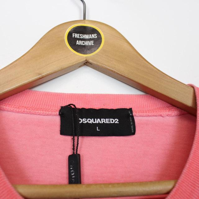 Dsquared2 Pink and Blue Est 1964 Logo Sweatshirt Jumper