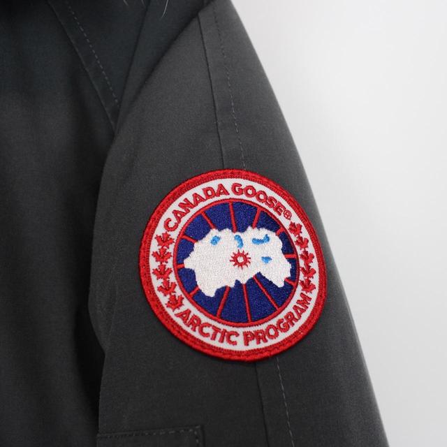 Canada Goose Graphite Grey Chilliwack Bomber Down Jacket with Fur Trim