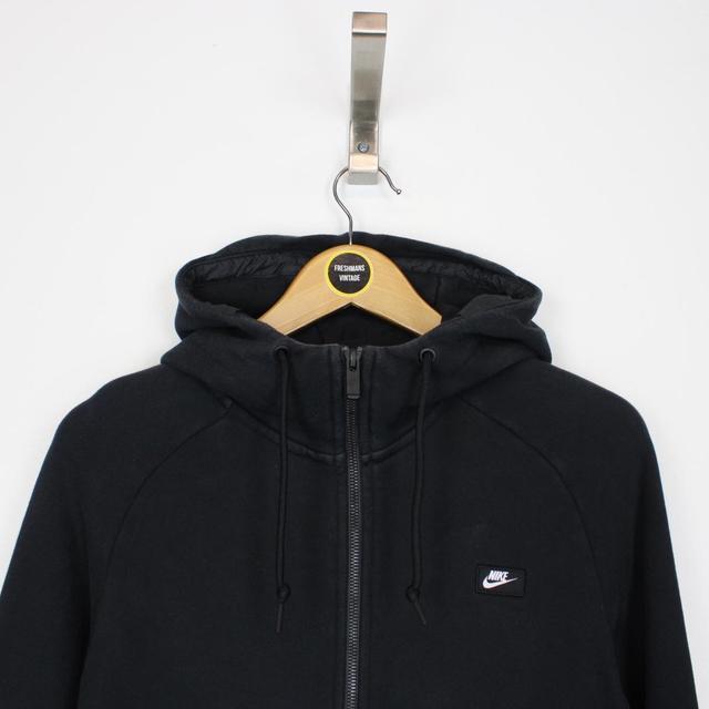 Nike Black and White Full Zip Hoodie Jumper